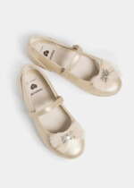 MAYORAL Balerínky s tylovou mašľou Ceremony ballet pumps girl zlaté | Welcomebaby.sk