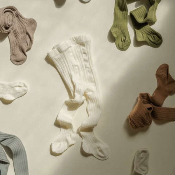 CÓNDOR Rebrované pančuchy 303 maslové Basic Rib Tights Beige 2016 | Welcomebaby.sk