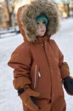 REIMA Membránový zimný overal Gotland 5100117A hnedá | Welcomebaby.sk