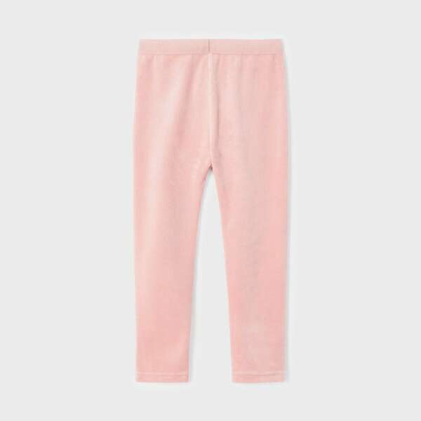MAYORAL Velúrové legíny ružové Velvet leggings girl pink 712 | Welcomebaby.sk