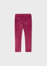 MAYORAL Velúrové legíny malinové Velvet leggings girl redcurrant 712 | Welcomebaby.sk