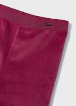 MAYORAL Velúrové legíny malinové Velvet leggings girl redcurrant 712 | Welcomebaby.sk