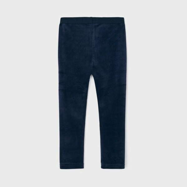 MAYORAL Velúrové legíny tmavomodré Velvet leggings girl navy blue 712 | Welcomebaby.sk