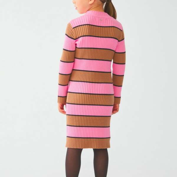 ABEL & LULA Rebrované pruhované pletené šaty Rib knit dress 5525 | Welcomebaby.sk