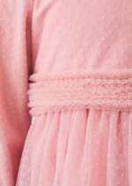 ABEL & LULA Tylové šaty ružové s dlhým rukávom Plumeti Flocket Tulle Dress 5530 | Welcomebaby.sk