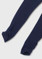 MAYORAL Legíny a tričko modrý Rib knit leggings set girl navy blue 6740 | Welcomebaby.sk