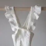 CÓNDOR Pančuchy na traky s volánom krémové bez nožičiek Flounced Suspender Cotton Leggings cream 2401 | Welcomebaby.sk