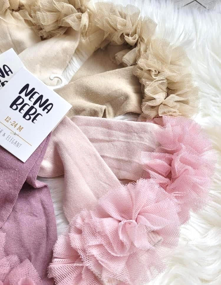 NENA BEBE Tutu podkolienky ružové Tutu Kneesocks pink 04 | Welcomebaby.sk NENA BEBE Tutu podkolienky ružové Tutu Kneesocks pink 04 | Welcomebaby.sk