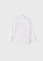 MAYORAL Košeľa s dlhým rukávom biela Long Sleeve Shirt boy white 146 | Welcomebaby.sk