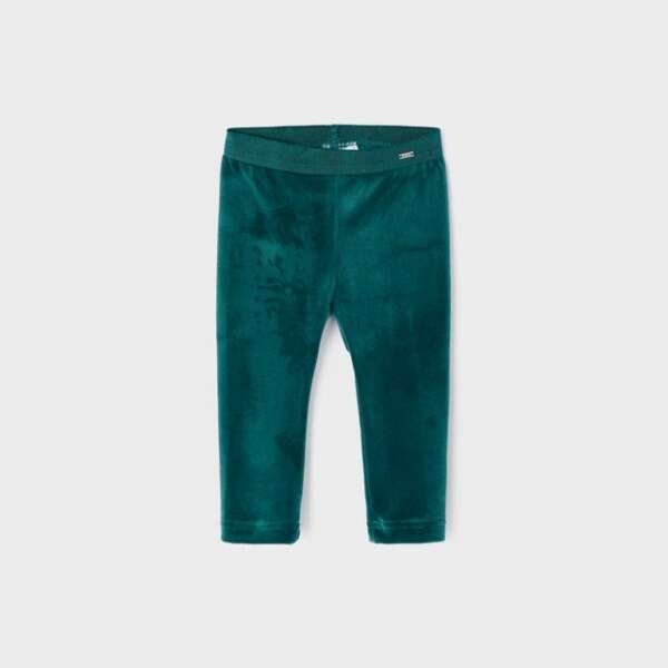 MAYORAL Velvet legíny zelené Velvet leggings duck 727 | Welcomebaby.sk