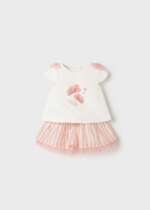 MAYORAL Pruhovaný sukňový set s tričkom blossom Skirt striped set 1879 | Welcomebaby.sk