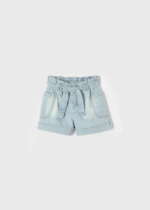 MAYORAL Rifľové kraťasy modré Jean Shorts light blue 3273 | Welcomebaby.sk