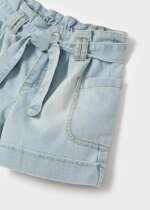MAYORAL Rifľové kraťasy modré Jean Shorts light blue 3273 | Welcomebaby.sk