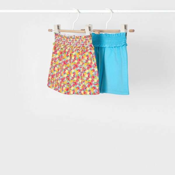 MAYORAL Kraťasy 2set tyrkysové Mayoral modré Shorts Set Turquoise 3280 | Welcomebaby.sk