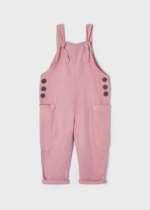 MAYORAL Nohavice na traky ružový Overalls blush 3668 | Welcomebaby.sk