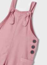 MAYORAL Nohavice na traky ružový Overalls blush 3668 | Welcomebaby.sk
