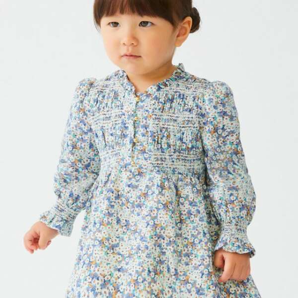 ABEL & LULA Kvetované šaty modré Flower Dress Baby 5509 | Welcomebaby.sk