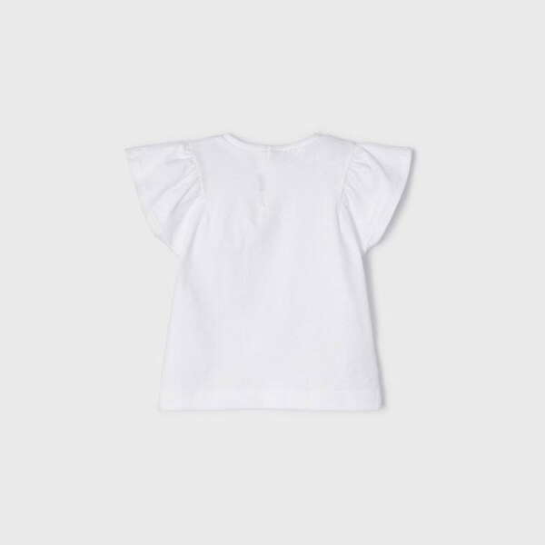 MAYORAL Tričko postavička ružová kreslená Short Sleeves Tshirt 1023 | Welcomebaby.sk