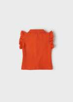 MAYORAL Tričko s golierom oranžové Short Sleeves Polo 1184 | Welcomebaby.sk