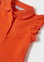 MAYORAL Tričko s golierom oranžové Short Sleeves Polo 1184 | Welcomebaby.sk
