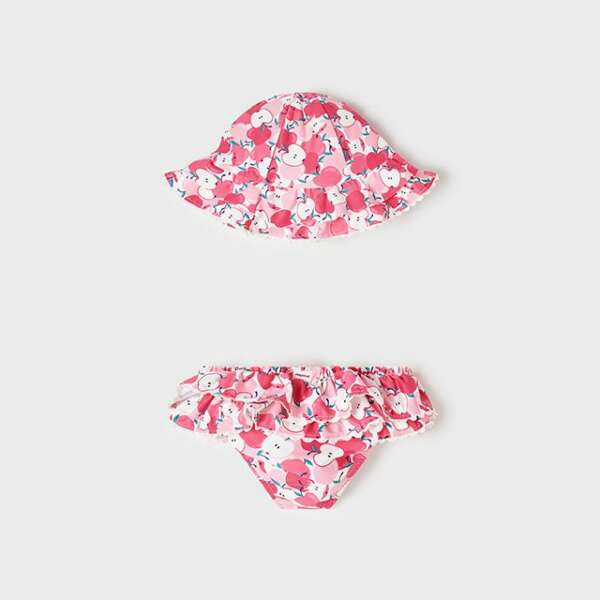 MAYORAL Plavkové nohavičky a klobúčik ružový Swimsuit and hat pink 1685 | Welcomebaby.sk