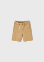 MAYORAL Kraťasy béžové Twill shorts camel boy 3249 | Welcomebaby.sk