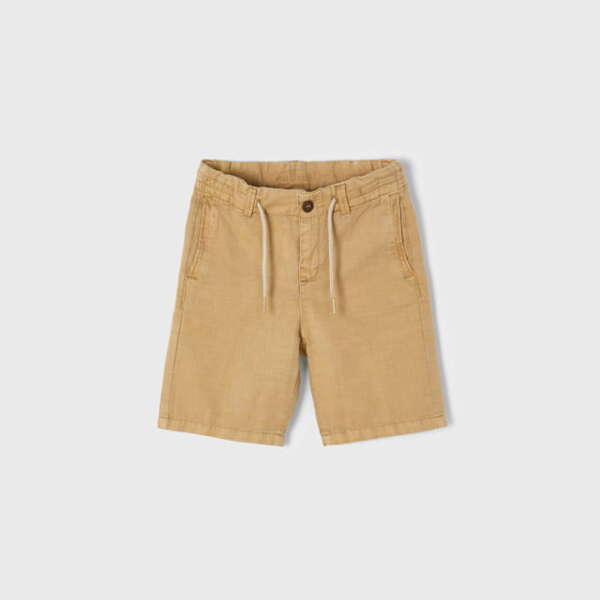 MAYORAL Kraťasy béžové Twill shorts camel boy 3249 | Welcomebaby.sk