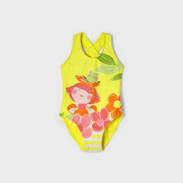 MAYORAL Plavky žlté s postavičkou Swimsuit yellow 3770 | Welcomebaby.sk