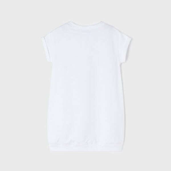 MAYORAL Šaty s mačkami biele Dress with cats white 3492 | Welcomebaby.sk