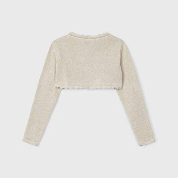 MAYORAL Bolerko s jemným vzorom Basic knit cardigan 320 | Welcomebaby.sk