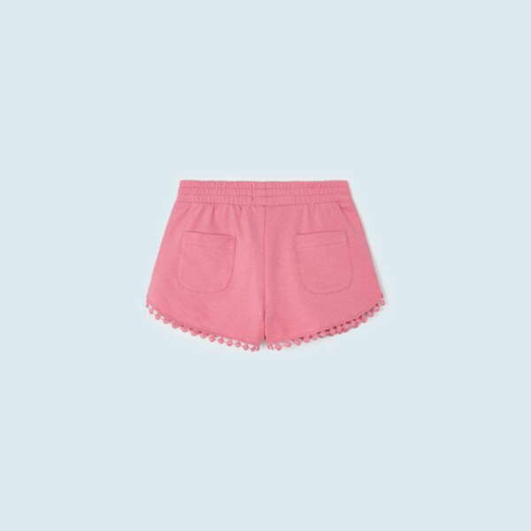 MAYORAL Kraťasy s guličkami ružové Shorts pink 607 | Welcomebaby.sk