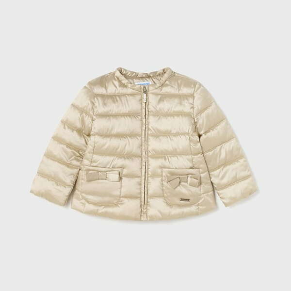 MAYORAL Prešívaná vetrovka béžová Quilted windbreaker beige 1411 | Welcomebaby.sk