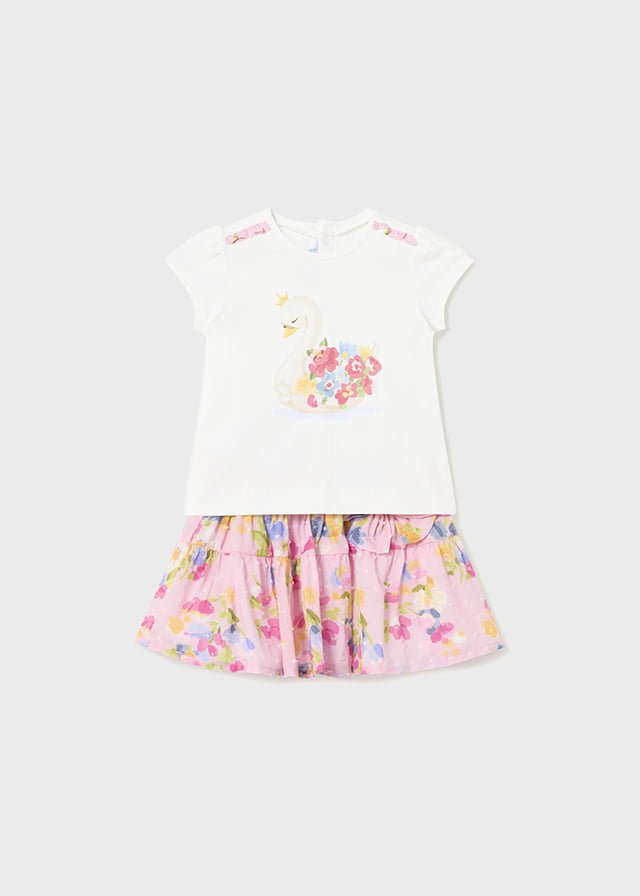 MAYORAL Sukňový set kvetinový Set T-shirt with skirt flower 1979 | Welcomebaby.sk MAYORAL Sukňový set kvetinový Set T-shirt with skirt flower 1979 | Welcomebaby.sk