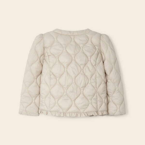 MAYORAL Vetrovka bez kapucne prešívaná béžová Windbreaker beige 3443 | Welcomebaby.sk