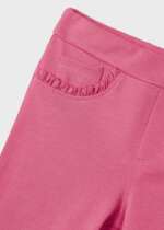 MAYORAL Legínové nohavice s volánikmi ružové Leggings with frills pink 3504 | Welcomebaby.sk