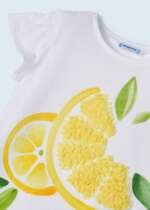 MAYORAL Legínový set s krátkym tričkom žltý Leggings set with short sleeved tshirt yellow 3784 | Welcomebaby.sk
