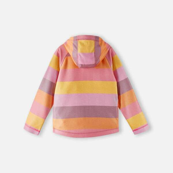 REIMA Mikina Haave pruhovaná ružová Hoodie striped pink 5200120B | Welcomebaby.sk