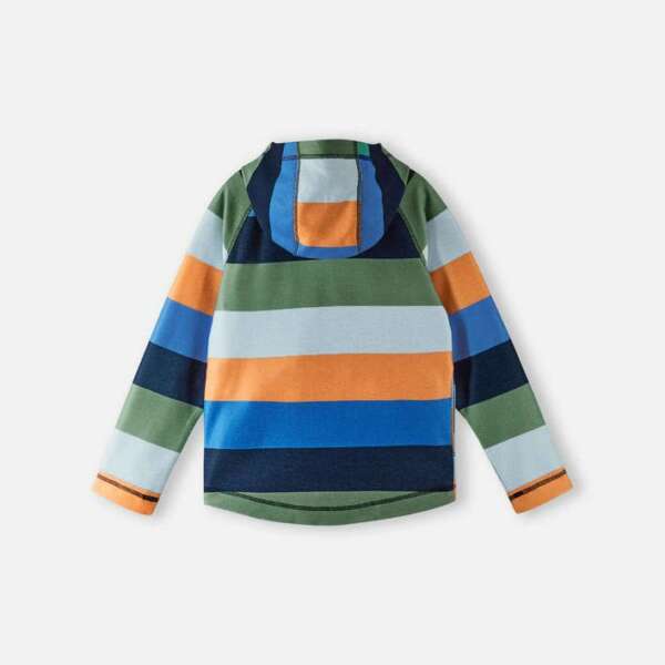 REIMA Mikina Haave pruhovaná modrá Hoodie striped blue 5200120B | Welcomebaby.sk