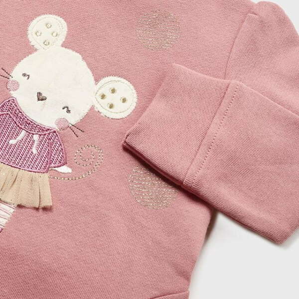 MAYORAL Legíny a tričko set béžový Velvet leggings set beige 2730 | Welcomebaby.sk