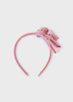 MAYORAL Velvet čelenka s ružičkami ružová Velvet headband with roses pink 10291 | Welcomebaby.sk