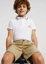 MAYORAL Kraťasy elegantné béžové chlapčenské Shorts beige 6208 | Welcomebaby.sk