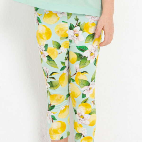 MAYORAL Legíny a tričko s postavou aquamarine Leggings print set 3787 | Welcomebaby.sk