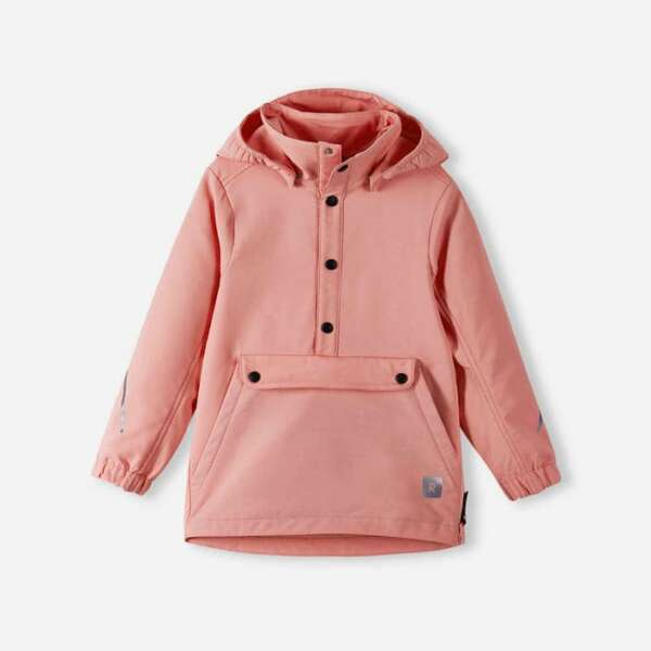 REIMA Dievčenská bunda broskyňová prechodná do dažďa Ulkoiluun Jacket peach 5100211A | Welcomebaby.sk