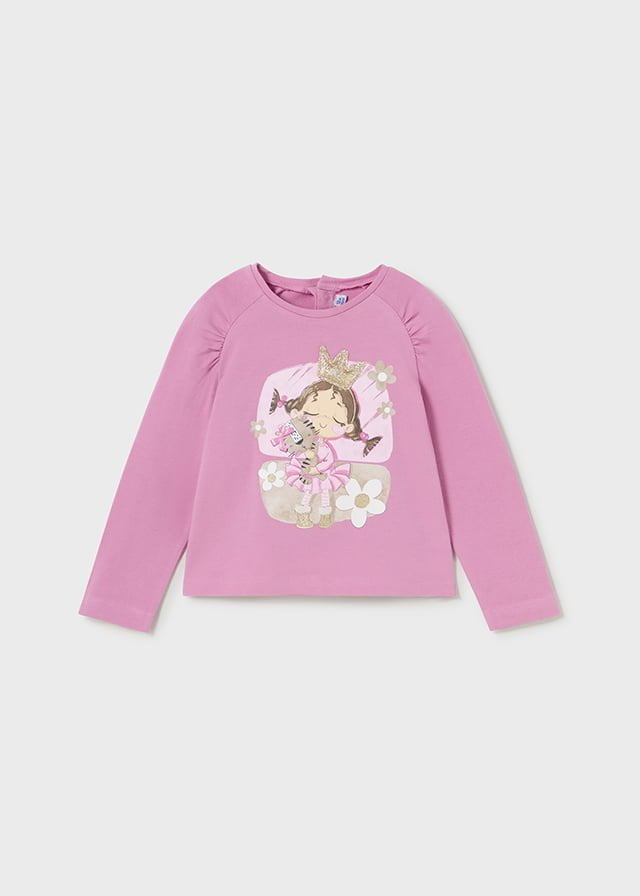 MAYORAL Dievčenské tričko s dlhým rukávom a potlačou ružové Long sleeve tshirt pink 2010 | Welcomebaby.sk MAYORAL Dievčenské tričko s dlhým rukávom a potlačou ružové Long sleeve tshirt pink 2010 | Welcomebaby.sk