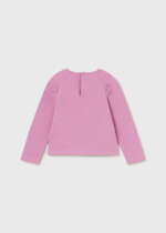 MAYORAL Dievčenské tričko s dlhým rukávom a potlačou ružové Long sleeve tshirt pink 2010 – Obrázok 2