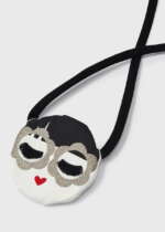 MAYORAL Dievčenské šaty so srdiečkami a s kabelkou čierne Patterned dress with bag black 4932 | Welcomebaby.sk