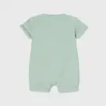 MAYORAL Chlapčenské opaľovačky zelené Knit short overall aqua 1755 – Obrázok 2