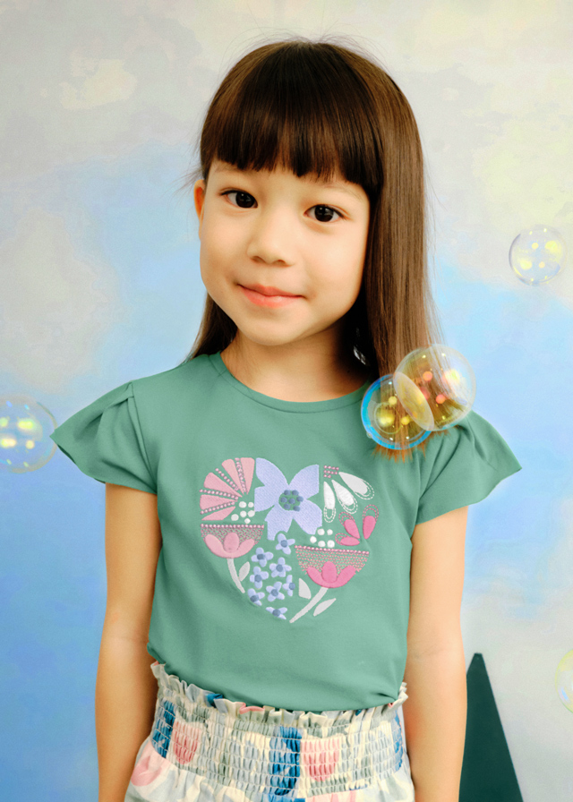 MAYORAL Dievčenské tričko s krátkym rukávom zelené Girl print tshirt mint 3015 | Welcomebaby.sk MAYORAL Dievčenské tričko s krátkym rukávom zelené Girl print tshirt mint 3015 | Welcomebaby.sk