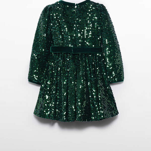 ABEL LULA Trblietavé šaty zelené Glitter dress green 5528 | Welcomebaby.sk