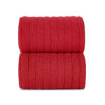 CÓNDOR Rebrované pančuchy 550 červené Basic Rib Tights red 2016 | Welcomebaby.sk